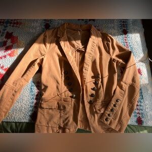 Free People distressed blazer